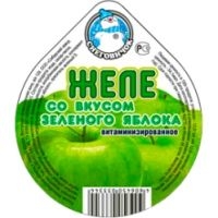 Желе СНЕГОВИЧОК со вкусом зеленого яблока п/б 150г